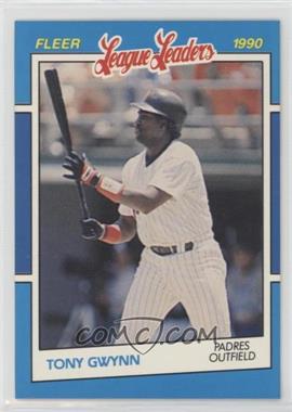 1990 Fleer Baseball's League Leaders - Box Set [Base] #17 - Tony Gwynn