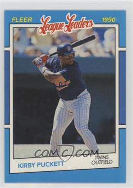 1990 Fleer Baseball's League Leaders - Box Set [Base] #30 - Kirby Puckett