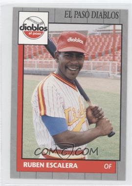 1990 Grand Slam El Paso Diablos - [Base] #11 - Ruben Escalera