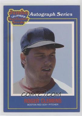 1990 Jumbo California Sunflower Seeds - Food Issue [Base] #18 - Roger Clemens