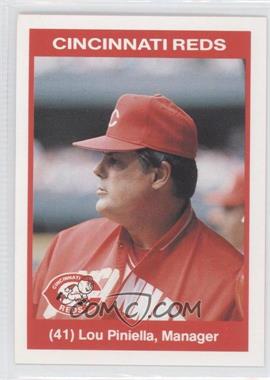 1990 Kahn's Cincinnati Reds - [Base] #41 - Lou Piniella
