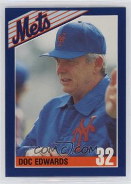 1990 Kahn's New York Mets - [Base] #32 - Doc Edwards