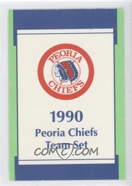 1990 Kodak Peoria Chiefs - [Base] #_CHEC - Checklist
