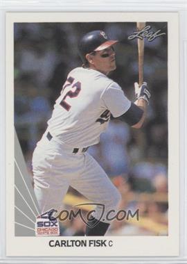 1990 Leaf - [Base] #10 - Carlton Fisk