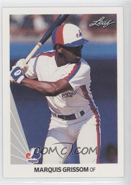 1990 Leaf - [Base] #107 - Marquis Grissom