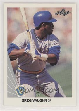 1990 Leaf - [Base] #111 - Greg Vaughn