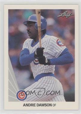 1990 Leaf - [Base] #177 - Andre Dawson