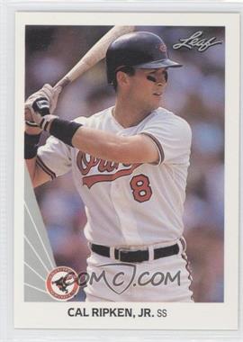 1990 Leaf - [Base] #197 - Cal Ripken Jr.