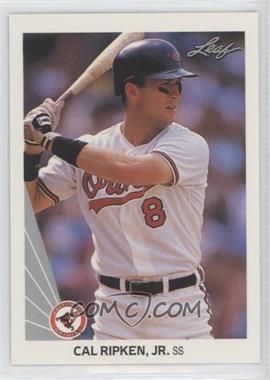 1990 Leaf - [Base] #197 - Cal Ripken Jr.