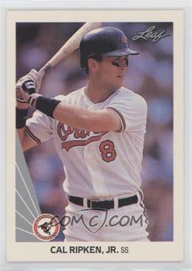 1990 Leaf - [Base] #197 - Cal Ripken Jr.