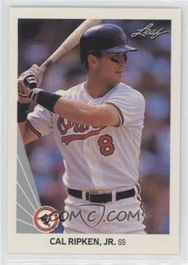 1990 Leaf - [Base] #197 - Cal Ripken Jr.