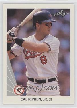 1990 Leaf - [Base] #197 - Cal Ripken Jr.