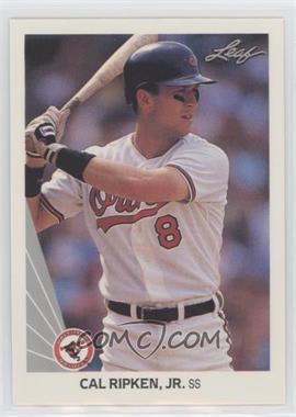 1990 Leaf - [Base] #197 - Cal Ripken Jr.