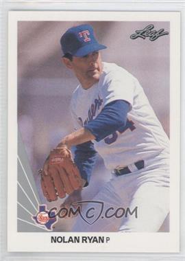 1990 Leaf - [Base] #21 - Nolan Ryan