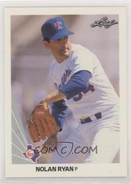 1990 Leaf - [Base] #21 - Nolan Ryan