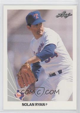 1990 Leaf - [Base] #21 - Nolan Ryan