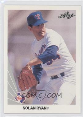 1990 Leaf - [Base] #21 - Nolan Ryan