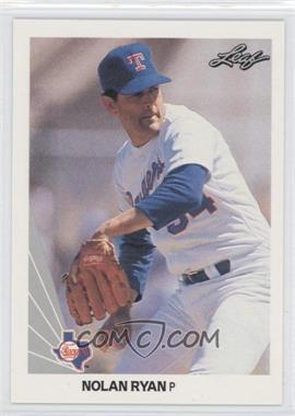 1990 Leaf - [Base] #21 - Nolan Ryan