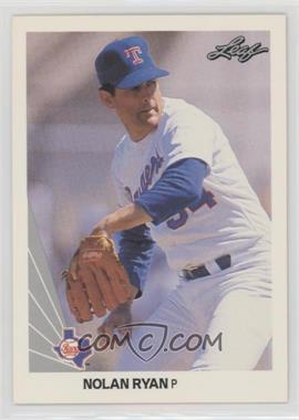 1990 Leaf - [Base] #21 - Nolan Ryan