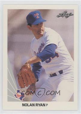 1990 Leaf - [Base] #21 - Nolan Ryan