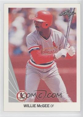 1990 Leaf - [Base] #367 - Willie McGee