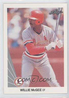 1990 Leaf - [Base] #367 - Willie McGee