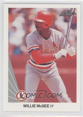 1990 Leaf - [Base] #367 - Willie McGee