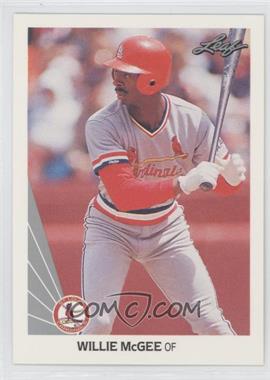 1990 Leaf - [Base] #367 - Willie McGee