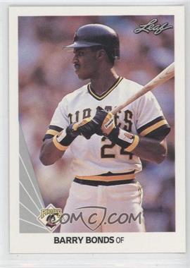 1990 Leaf - [Base] #91 - Barry Bonds