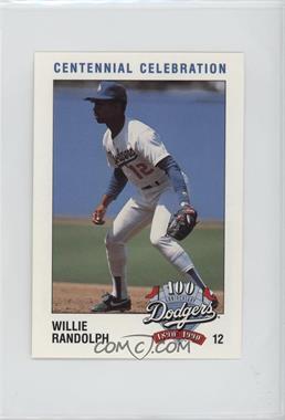 1990 Los Angeles Dodgers Police - [Base] #12 - Willie Randolph