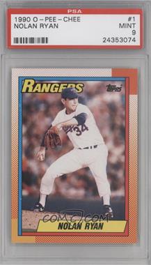 1990 O-Pee-Chee - [Base] #1 - Nolan Ryan [PSA 9 MINT]