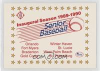 Inaugural Season 1989-1990 [Noted]