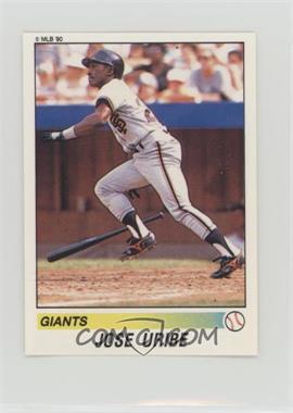 1990 Panini Album Stickers - [Base] #372 - Jose Uribe