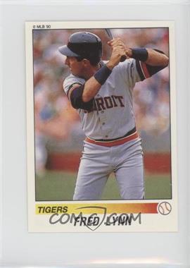 1990 Panini Album Stickers - [Base] #73 - Fred Lynn