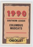 Team Checklist - Columbus Mudcats