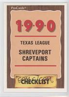 Checklist - Shreveport Captains