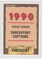 Checklist - Shreveport Captains