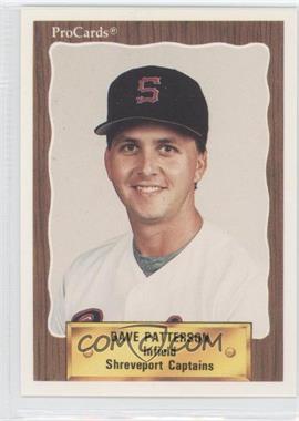 1990 ProCards Minor League - [Base] #1453 - Dave Patterson