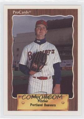 1990 ProCards Minor League - [Base] #168 - Paul Abbott