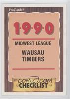 Checklist - Wausau Timbers