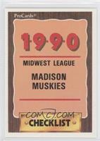 Checklist - Madison Muskies