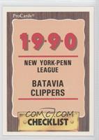 Checklist - Batavia Clippers