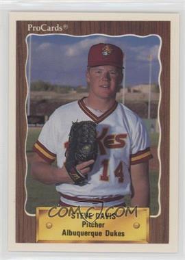 1990 ProCards Minor League - [Base] #337 - Steve Davis