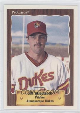 1990 ProCards Minor League - [Base] #343 - Jim Neidlinger
