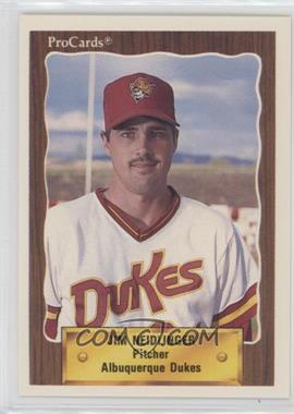 1990 ProCards Minor League - [Base] #343 - Jim Neidlinger
