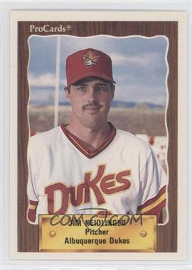 1990 ProCards Minor League - [Base] #343 - Jim Neidlinger