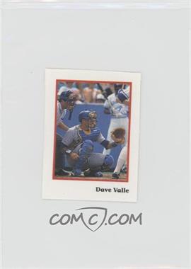 1990 Publications International Stickers - Cut Singles #_DAVA - Dave Valle