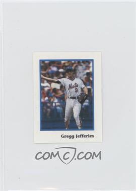 1990 Publications International Stickers - Cut Singles #_GRJE.2 - Gregg Jefferies (Fielding)