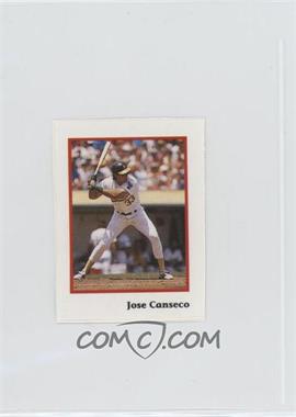 1990 Publications International Stickers - Cut Singles #_JOCA.4 - Jose Canseco (Batting)