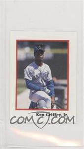 1990 Publications International Stickers - Cut Singles #_KEGR.1 - Ken Griffey Jr. (Sitting) [EX to NM]